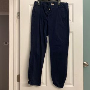 Navy chino pants
